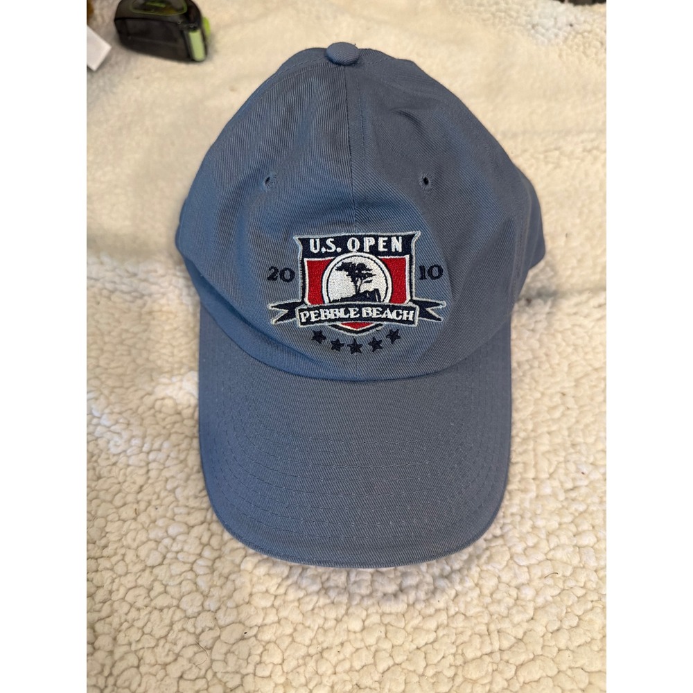 USGA 2010‎ U.S. Open Pebble Beach Member Hat Blue Adjustable Golf Cap